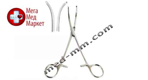 Купить Затиснемо Кохера вигнутий 200мм цена, характеристики, отзывы